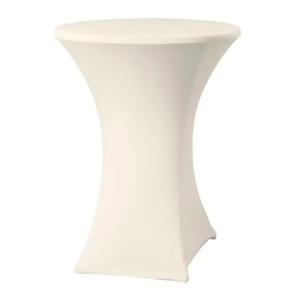 Hendi Statafelhoes polyester creme | Blad Ø80-85cm.