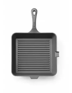 Hendi Gietijzeren grillpan | 265x265xH50 mm