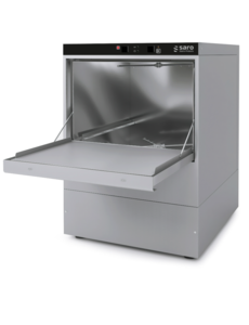 Saro Glazenspoelmachine met afvoerpomp en naglanspomp | Korven 40x40 cm. | 230V /2.8kW