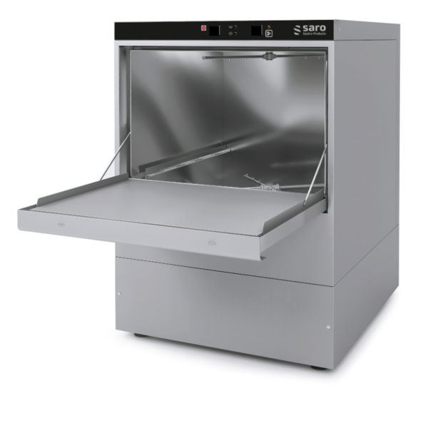 Saro Saro Glazenspoelmachine met afvoerpomp en naglanspomp | Korven 40x40 cm. | 230V /2.8kW