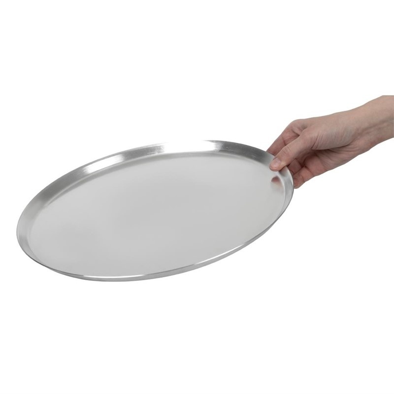 Vogue Vogue Aluminium pizzapan Ø30 cm | Vertind en getemperd aluminium, foto 2 van 2