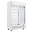 Polar Display koeling met klapdeuren en lichtbak 950 liter | 120x73xH202.6cm.