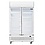Polar Display koeling met klapdeuren en lichtbak 950 liter | 120x73xH202.6cm.