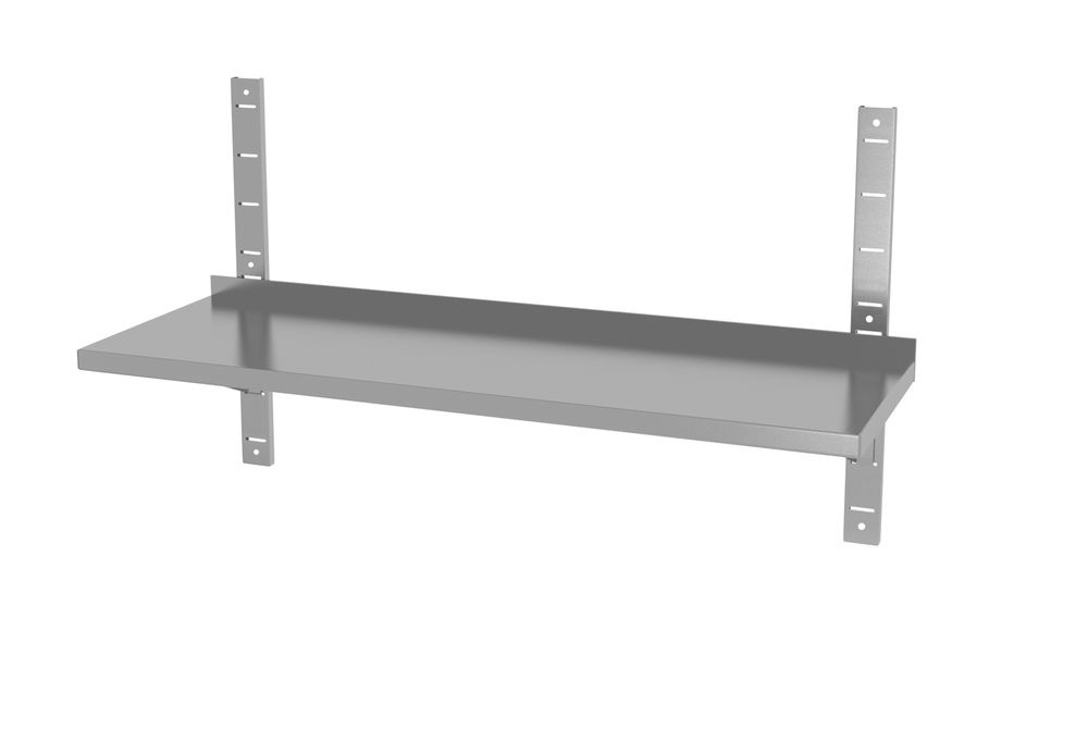 Hendi Wandplank verstelbaar | 1 plank | 1400x300x(H)600mm