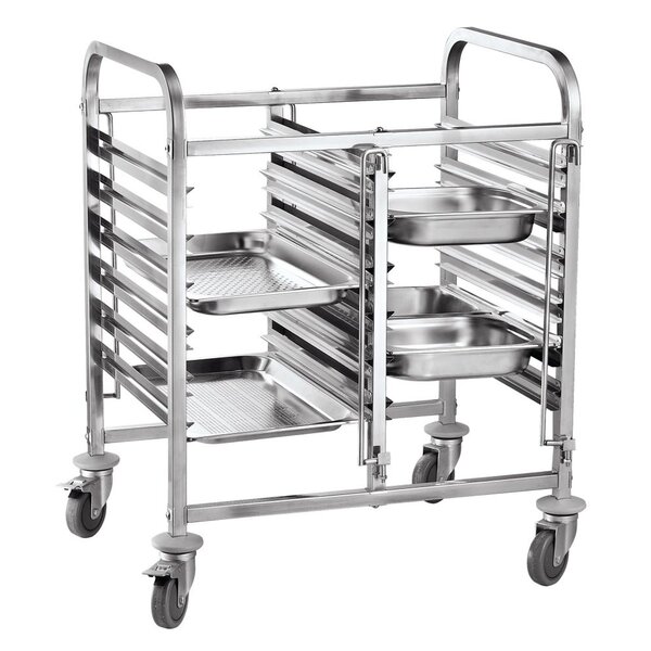 Hendi Hendi Dubbele regaalwagen - 12 x GN 1/1 |  810x610x(H)960mm
