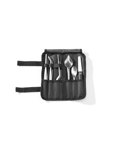 Hendi Chef opmaak set | 6 stuks | geborsteld | HENDI | 255x25x(H)100mm