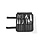 Hendi Chef opmaak set | 6 stuks | geborsteld | HENDI | 255x25x(H)100mm