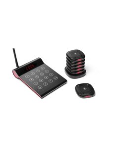 Hendi Oproepsysteem voor pieper voor restaurants | Incl. 10 piepers