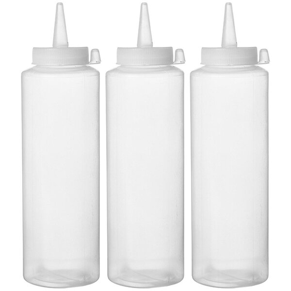 Hendi Dispenser flacon sets - 3 st. | 0,7L | Transparant | 3 st. | ⌀70x(H)240mm