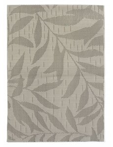Hendi Placemat met bladeren 450x300mm | Lichtgrijs | Per 6 stuks