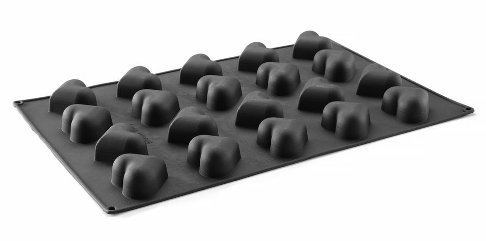 Hendi Siliconen bakvorm HEART | 570x375x(H)35mm
