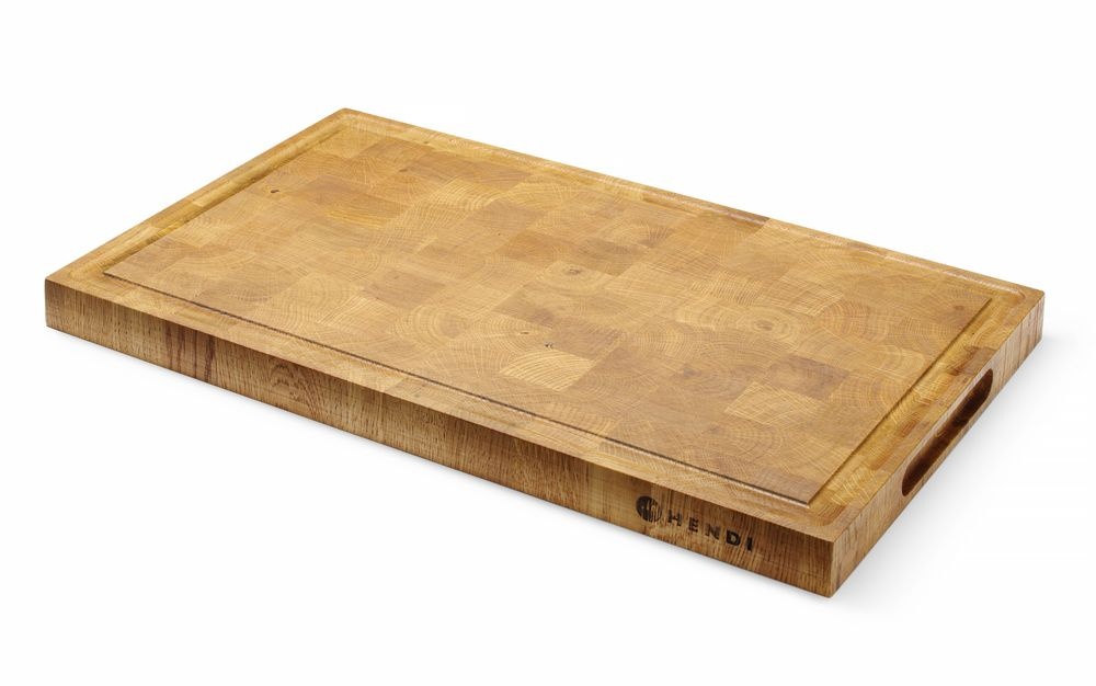 Hendi Eikenhouten serveerplank | eindnerf | HENDI | 325x265x(H)30mm