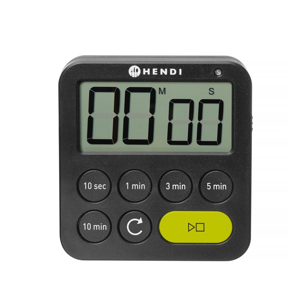 Hendi Timer | HENDI | Zwart | 82x20x(H)88mm