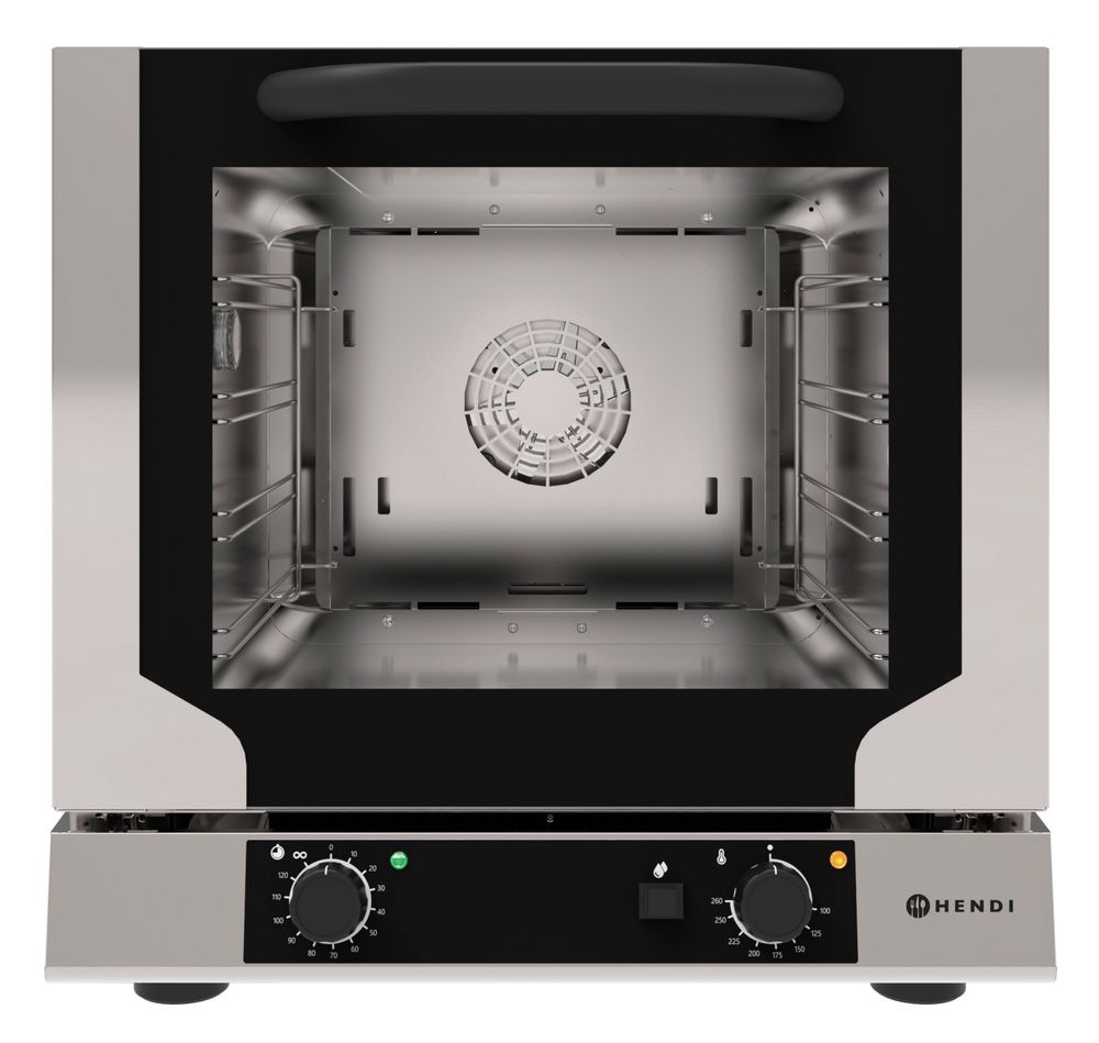 Hendi Hendi Heteluchtoven compact met vochtinjectie | Evolution Next | 230V/3.1Kw | 100°C tot 260°C. | 219997