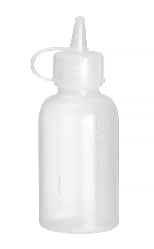 Hendi Mini saus dispenser - set van 4 stuks. | 0,05L | Transparant | ⌀35x(H)100mm, foto 2 van 5