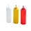Hendi Dispenser flacon sets - 3 st. | 0,7L | Transparant | 3 st. | ⌀70x(H)240mm