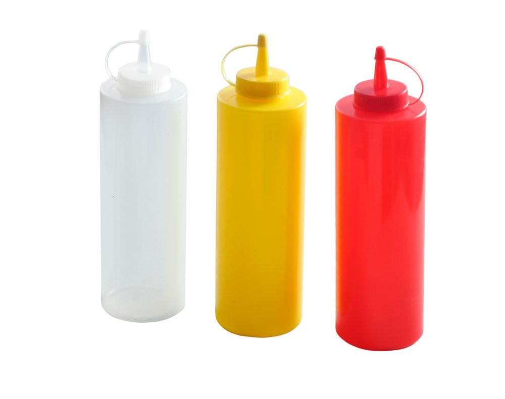 Hendi Dispenser flacon sets - 3 st. | 0,7L | Transparant | 3 st. | ⌀70x(H)240mm, foto 2 van 2
