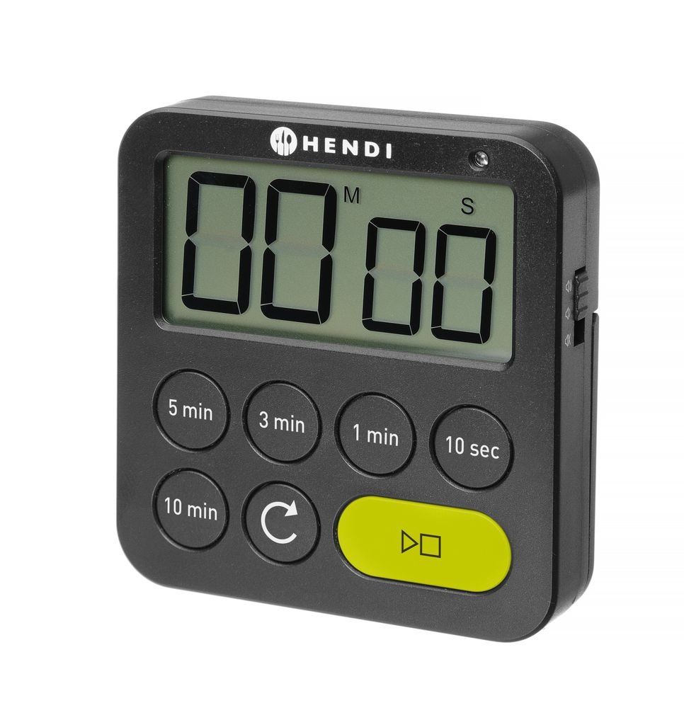 Hendi Timer | HENDI | Zwart | 82x20x(H)88mm, foto 2 van 3