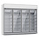 Combisteel Vrieskast 4 Glasdeuren Ins-2060f *transport Op Aanvraag* | 230V | 2508x710x2092(h)mm