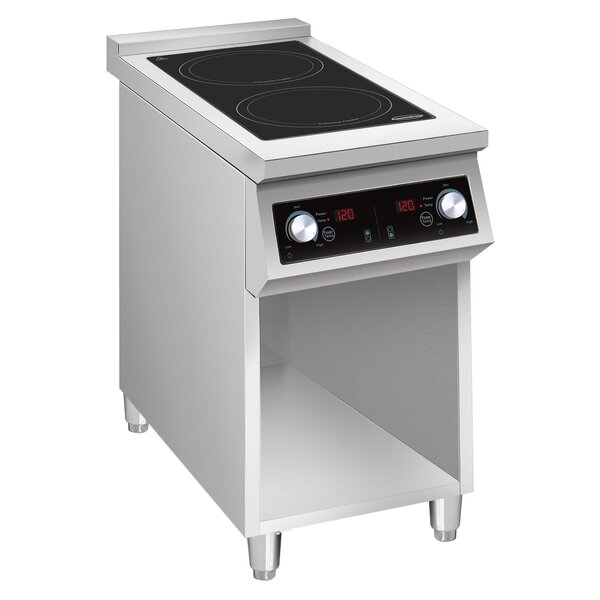 Combisteel Inductie Fornuis 2 Zones|Alleen inductie | Staand model | 400V | 400x700x900(h)mm