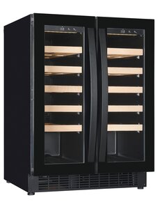 Combisteel Wijnkoelkast 2 Deuren 100l Dual Zone | Tafelmodel | 230V | 595x570x820(h)mm