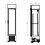Combisteel Drankenkoelkast 1 Glasdeur Zwart 232l *transport Op Aanvraag* | 230V | 450x497x2024(h)mm