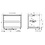 Combisteel Drop-in Wandmodel Warmvitrine Keramisch Recht - Zwart 5/1 | 400V | 1765x720x924(h)mm