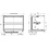 Combisteel Drop-in Warmvitrine Keramisch Recht - Zwart 5/1 | 400V | 1765x720x924(h)mm