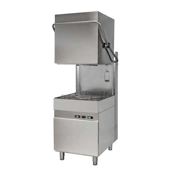 Combisteel Vaatwasser Doorschuif Sl 720 Dp met Afvoerpomp | 400V | 703x757x1494(h)mm