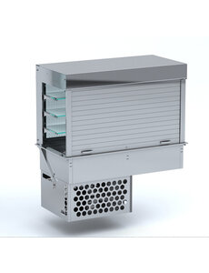 Combisteel Drop-in Koelvitrine Recht - Jaloezieën 4/1 | 230V | 1440x720x1521(h)mm