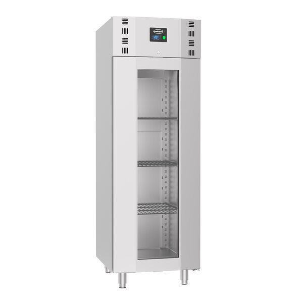 Combisteel Vrieskast RVS Glasdeur Mono Block 700Ltr | 230V | 700x810x2050(h)mm