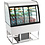 Combisteel Drop-in Koelvitrine met schuifdeuren 140 liter | 1100x700xH850mm