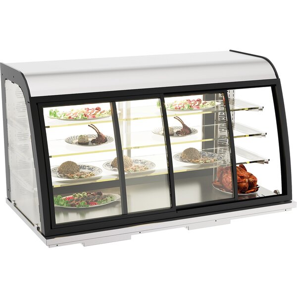 Combisteel Drop-in Warmvitrine 155l Schuifdeuren | 230V | 1400x700x850(h)mm