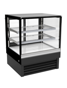 Combisteel Koelvitrine dubbelwandig glas | Voorruit kan open | 2 tot 8°C | 900x680xH1200mm