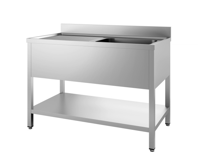 Combisteel Spoeltafel Bodemschap Demontabel 2 Midden | 2000x700x850(h)mm