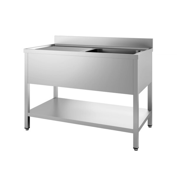 Combisteel Spoeltafel Bodemschap Demontabel 2 Midden | 2400x700x900(h)mm