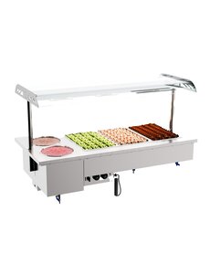 Combisteel Drop-in Bain-marie met Bowls 3/1 | 230V | 1500x700x1050(h)mm