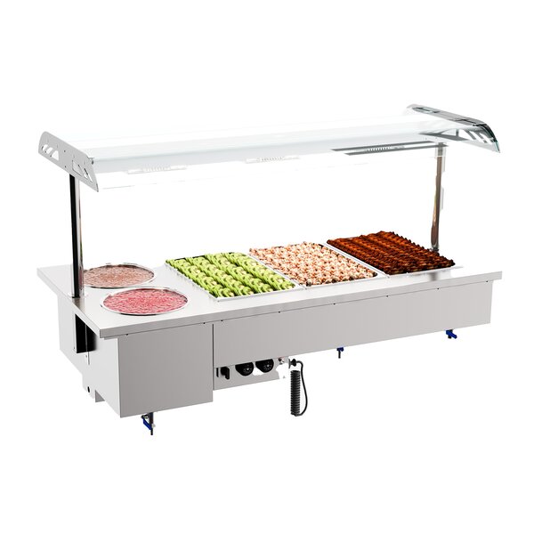 Combisteel Drop-in Bain-marie met Bowls 3/1 | 230V | 1500x700x1050(h)mm
