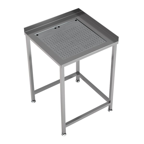 Combisteel Werktafel Hoek met Geïntegreerde Lekbak | 650x650x900(h)mm