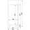 Combisteel Vrieskast RVS Glasdeur Mono Block 1400Ltr | 230V | 1400x810x2050(h)mm