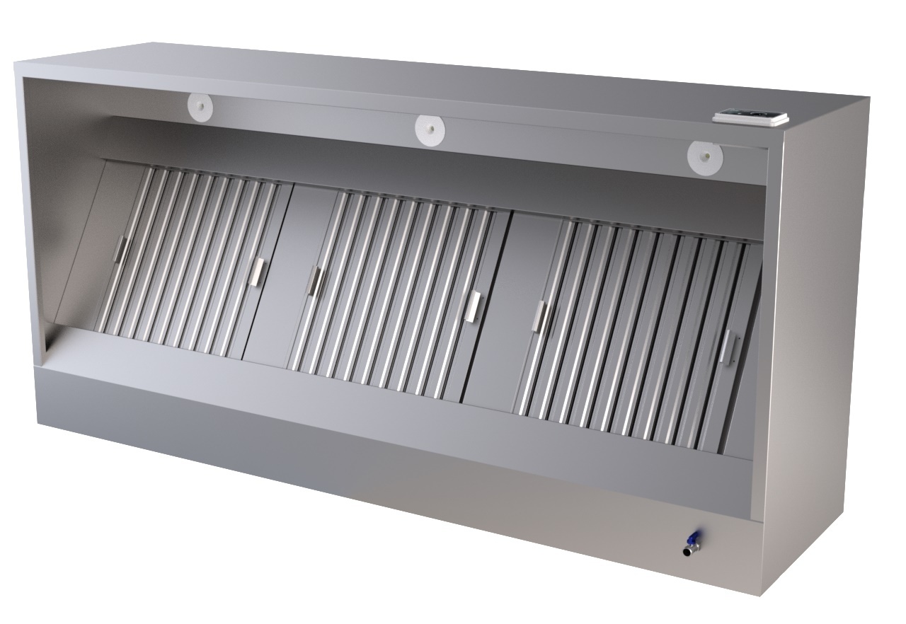 Combisteel 950 Wandkap Doosmodel Compleet | 230V | 1000x950x520(h)mm, foto 2 van 2