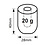Combisteel Ijsblokjesmachine 26kg/24h Vdb-26 | 230V | 420x528x655(h)mm
