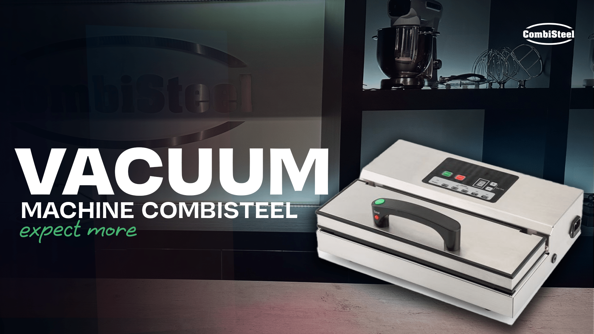 Combisteel Vacuummachine 310mm | Tafelmodel | 230V | 390x280x155(h)mm, foto 6 van 6