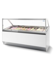 Combisteel Schepijsvitrine Millenium 16 | 230V | 1496x1054x1356(h)mm