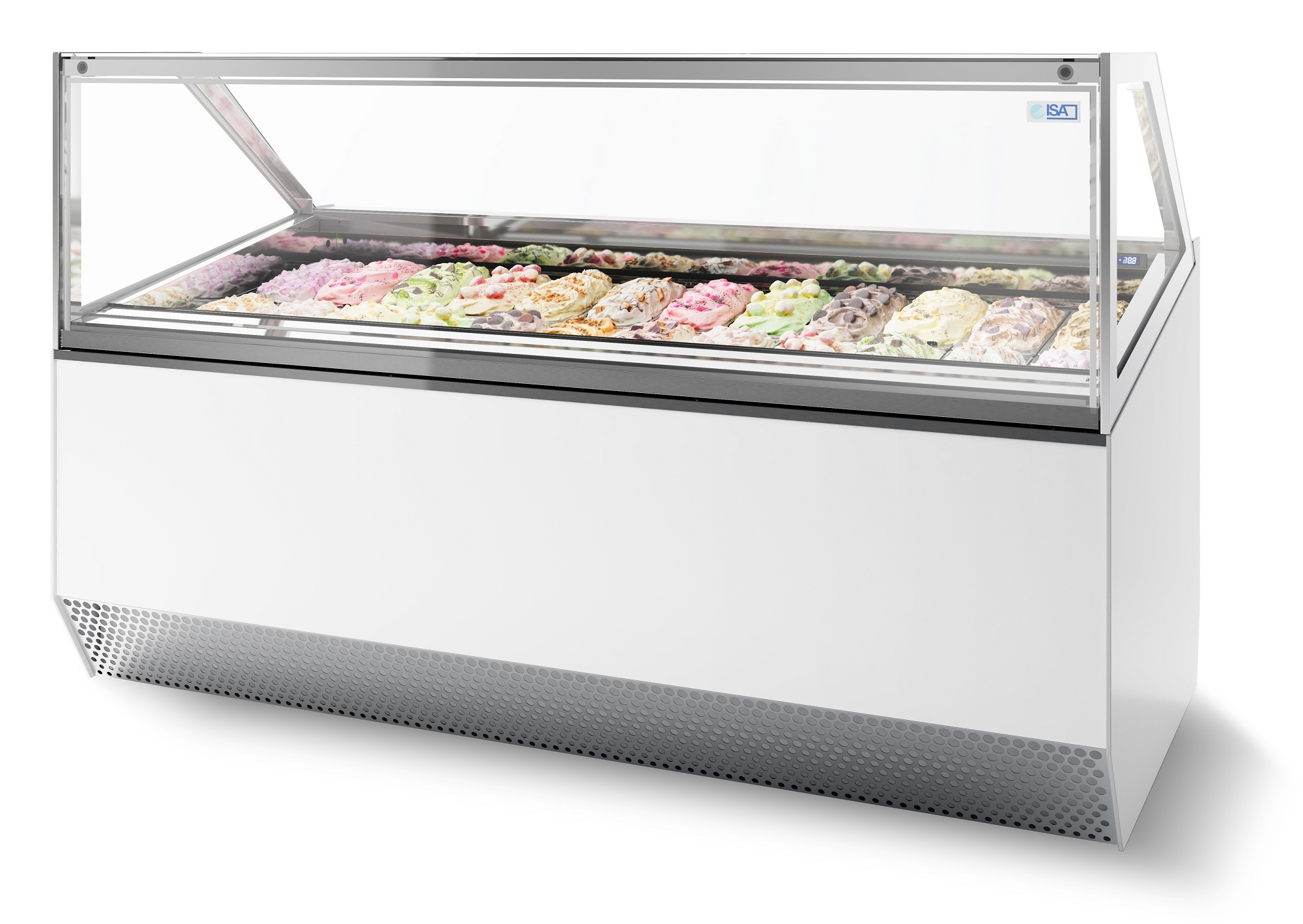 Combisteel Schepijsvitrine Millenium 16 | 230V | 1496x1054x1356(h)mm