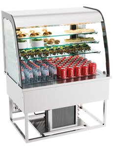 Combisteel Drop-in Koelvitrine 140l Open | 230V | 1100x700x850(h)mm