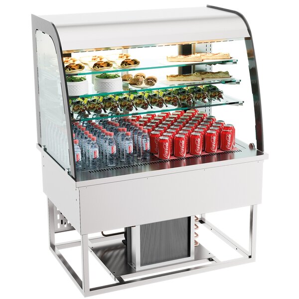 Combisteel Drop-in Koelvitrine 140l Open | 230V | 1100x700x850(h)mm