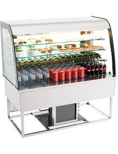 Combisteel Drop-in Koelvitrine 200l Open | 230V | 1400x700x850(h)mm