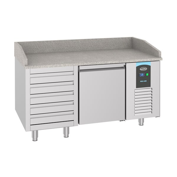 Combisteel Pizzawerkbank 1 Deur 5 Laden | 230V | 1550x800x1080(h)mm