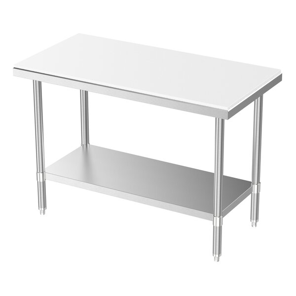 Combisteel Snij Werktafel Bodemschap Demontabel | 1200x700x850(h)mm
